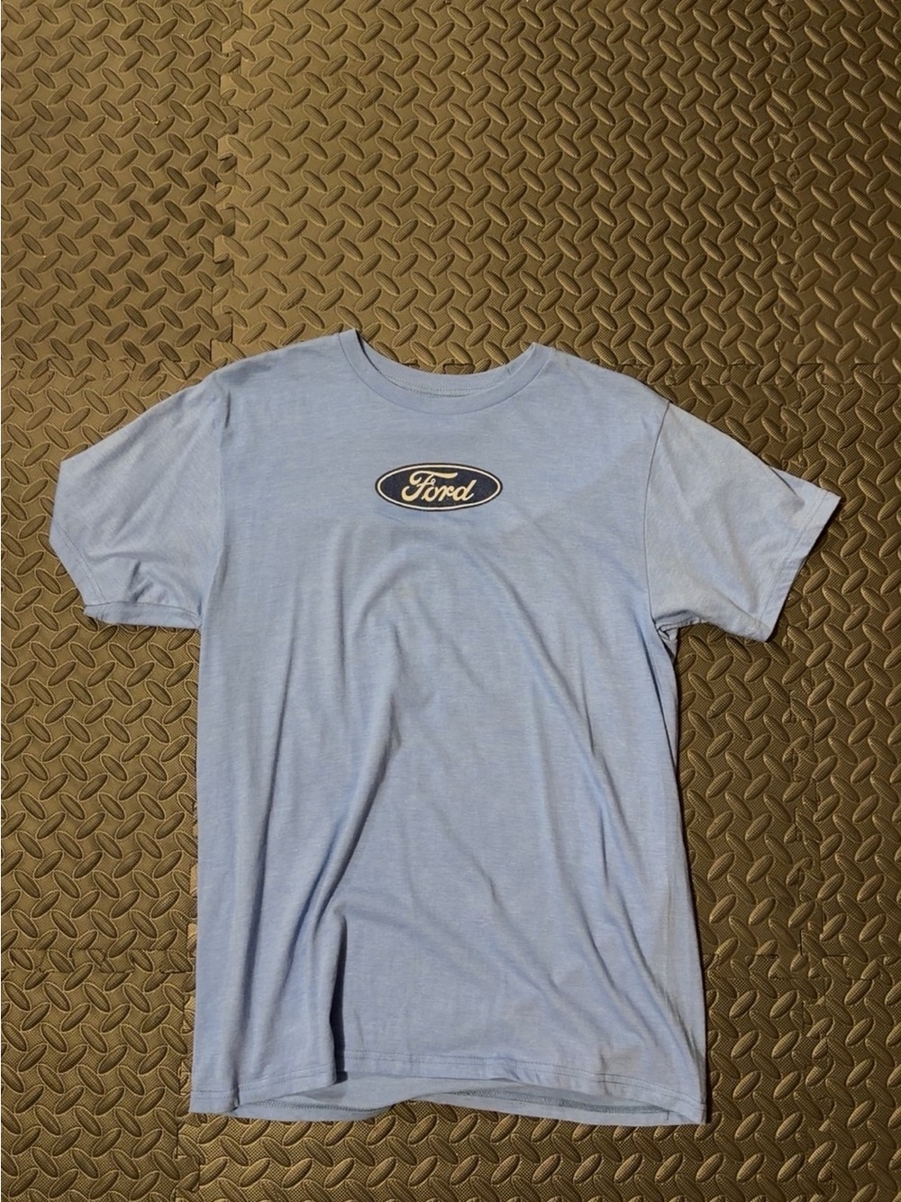 Ford Light Blue Short Sleeve Logo T-Shirt